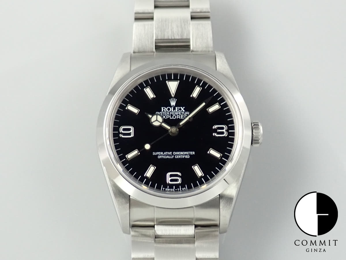 ロレックス エクスプローラーI Ref.14270 ブラック文字盤 中古 explorer-361