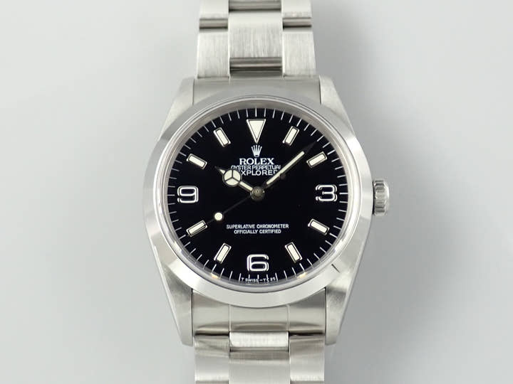 ロレックス エクスプローラーI Ref.14270 ブラック文字盤 中古 explorer-361
