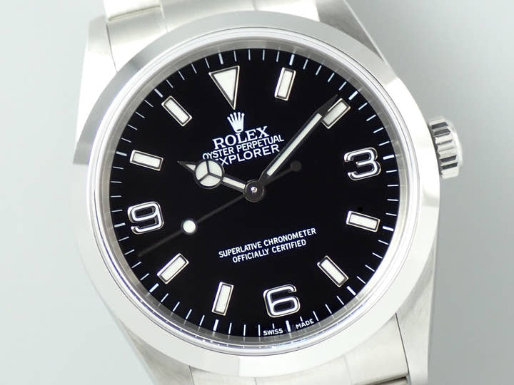 ロレックス エクスプローラーI Ref.114270 ステンレススチール ブラック文字盤