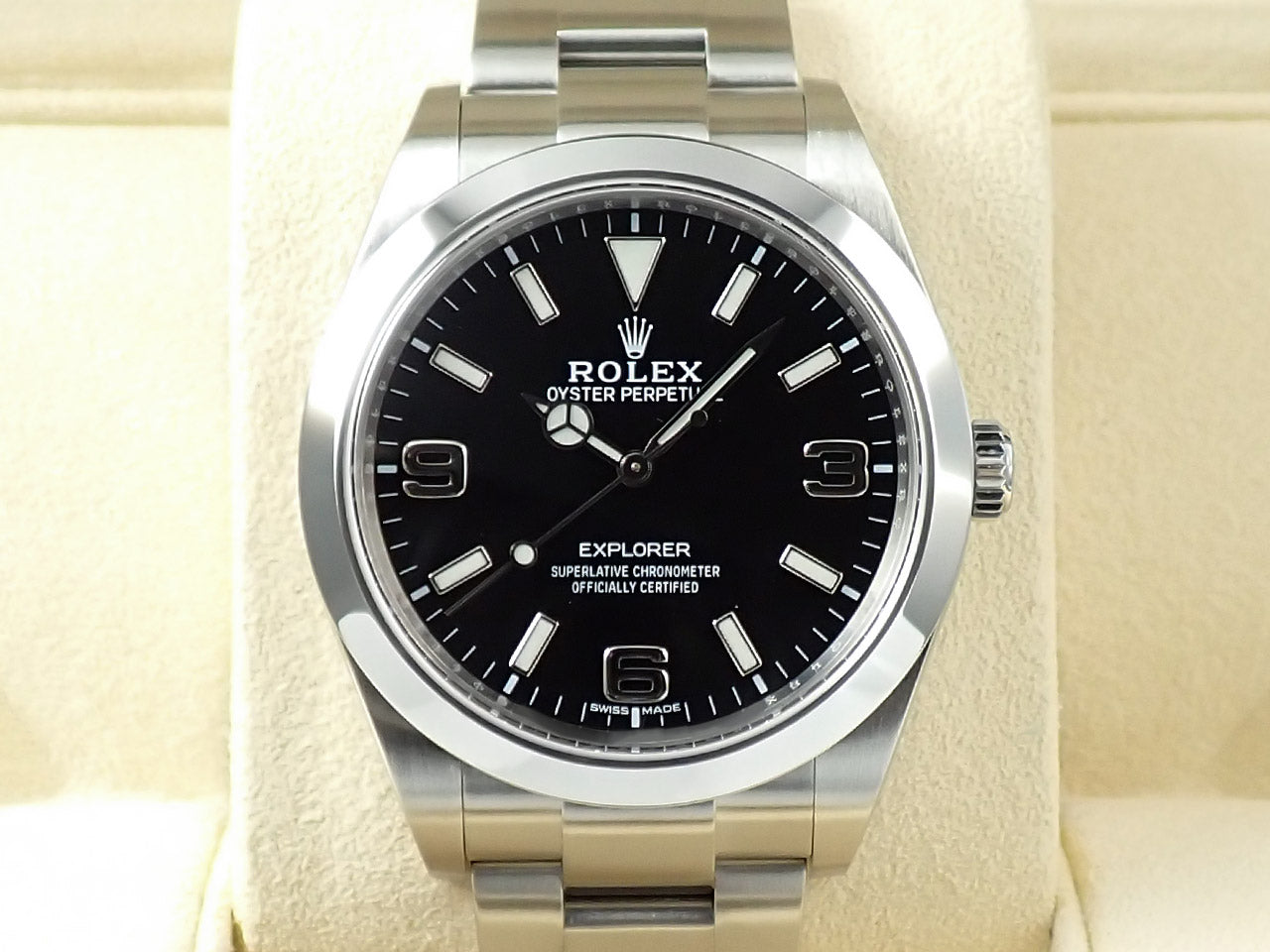 エクスプローラーI ブラックアウト 鏡面バックル Ref.214270 (ID