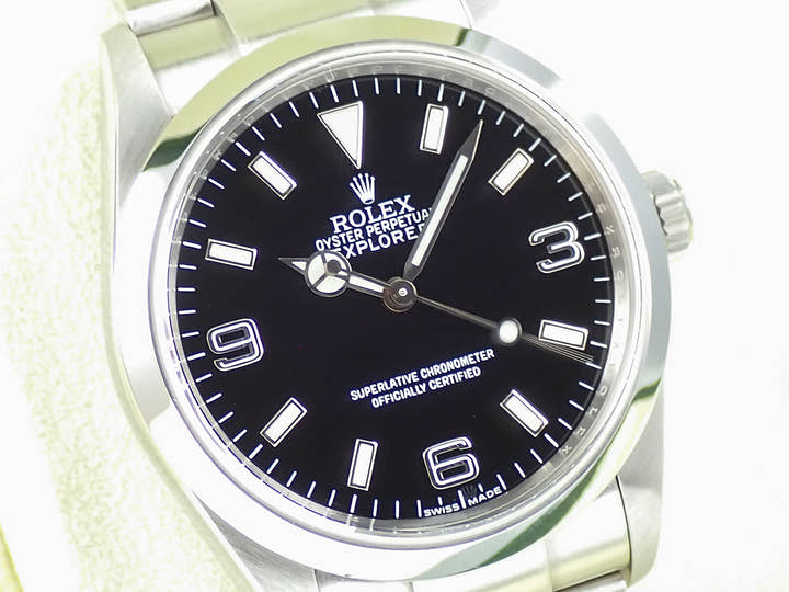 ロレックス エクスプローラーI Ref.114270 ステンレススチール ブラック文字盤