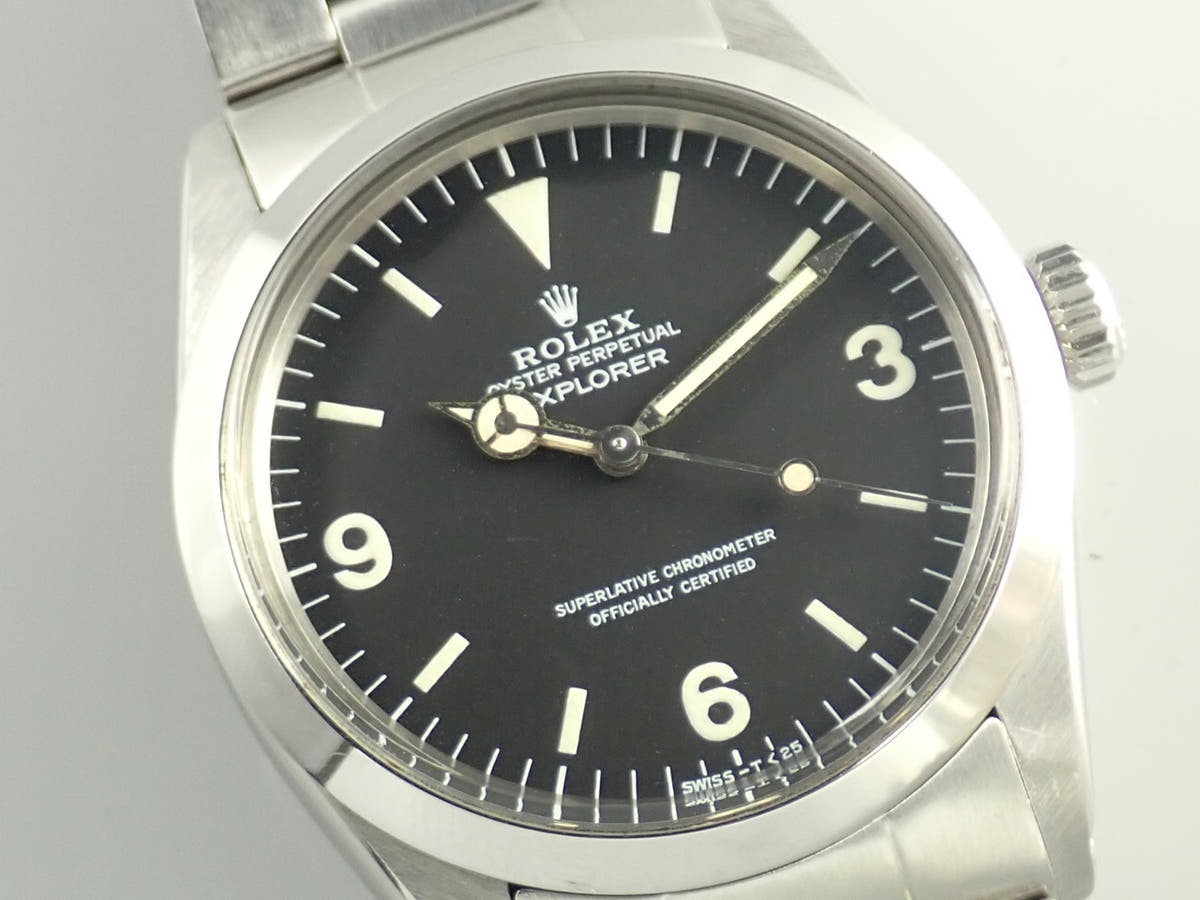 ロレックス エクスプローラーI Ref.1016 ブラック文字盤 中古 7Z0TUVPH