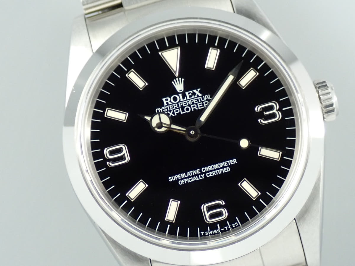 ロレックス エクスプローラーI Ref.14270 ブラック文字盤 美品 V5Y37JZ1