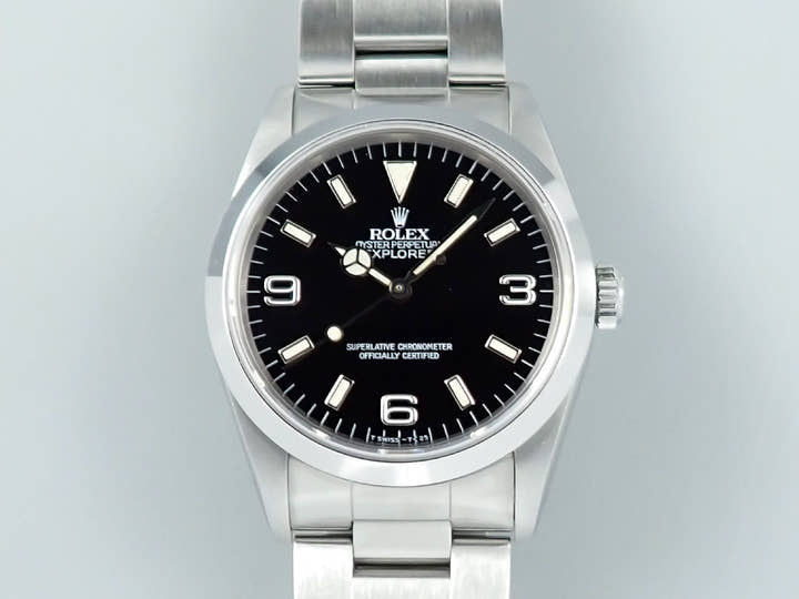 ロレックス エクスプローラーI Ref.14270 ステンレススチール ブラック文字盤