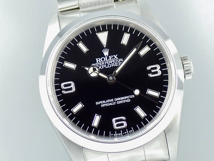 ロレックス エクスプローラーI Ref.14270 ステンレススチール ブラック文字盤