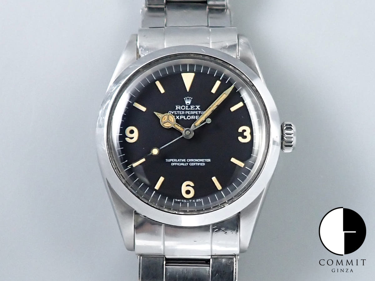 ロレックス エクスプローラーI Ref.1016 ブラック文字盤 中古 068ZMUJW