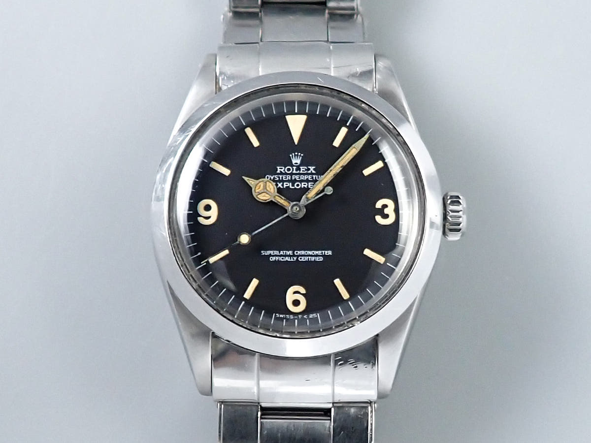 ロレックス エクスプローラーI Ref.1016 ブラック文字盤 中古 068ZMUJW