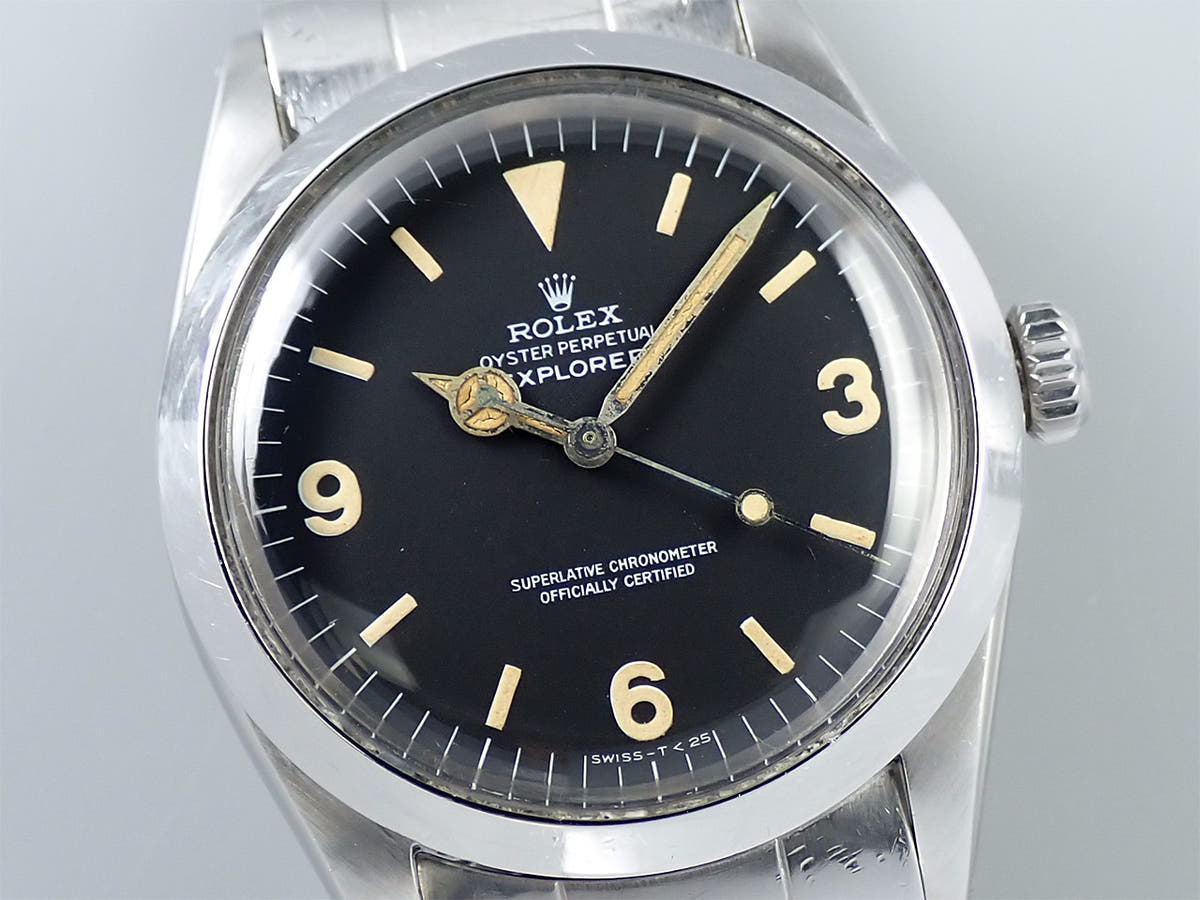 ロレックス エクスプローラーI Ref.1016 ブラック文字盤 中古 068ZMUJW