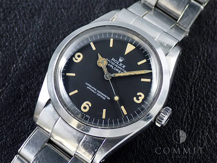 ロレックス エクスプローラーI Ref.1016 ステンレススチール ブラック文字盤