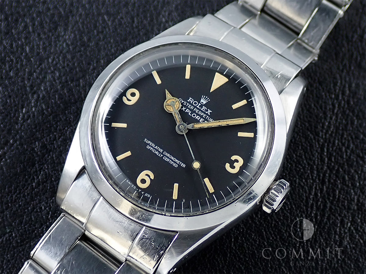 ロレックス エクスプローラーI Ref.1016 ブラック文字盤 中古 068ZMUJW