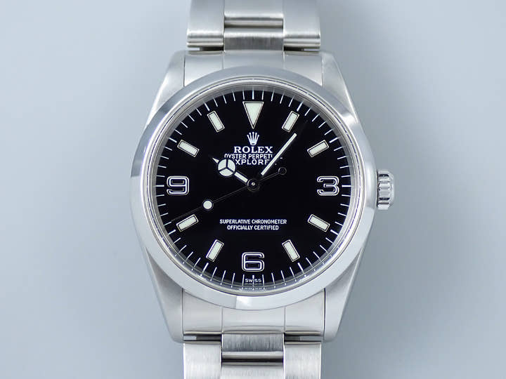 ロレックス エクスプローラーI Ref.14270 ステンレススチール ブラック文字盤