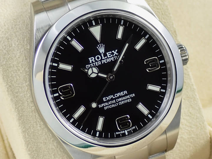 Rolex Explorer Blackout Mirror Buckle <Warranty, Box, etc.>