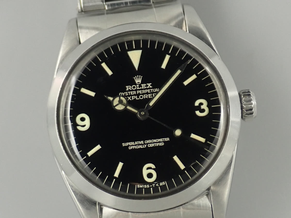 ロレックス エクスプローラーI Ref.1016 ブラック文字盤 中古 ML3SC259