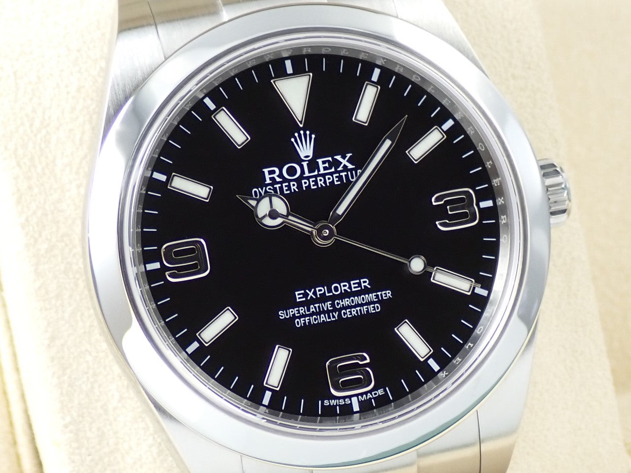 Rolex Explorer Blackout Mirror Buckle &lt;Warranty, Box, etc.&gt;