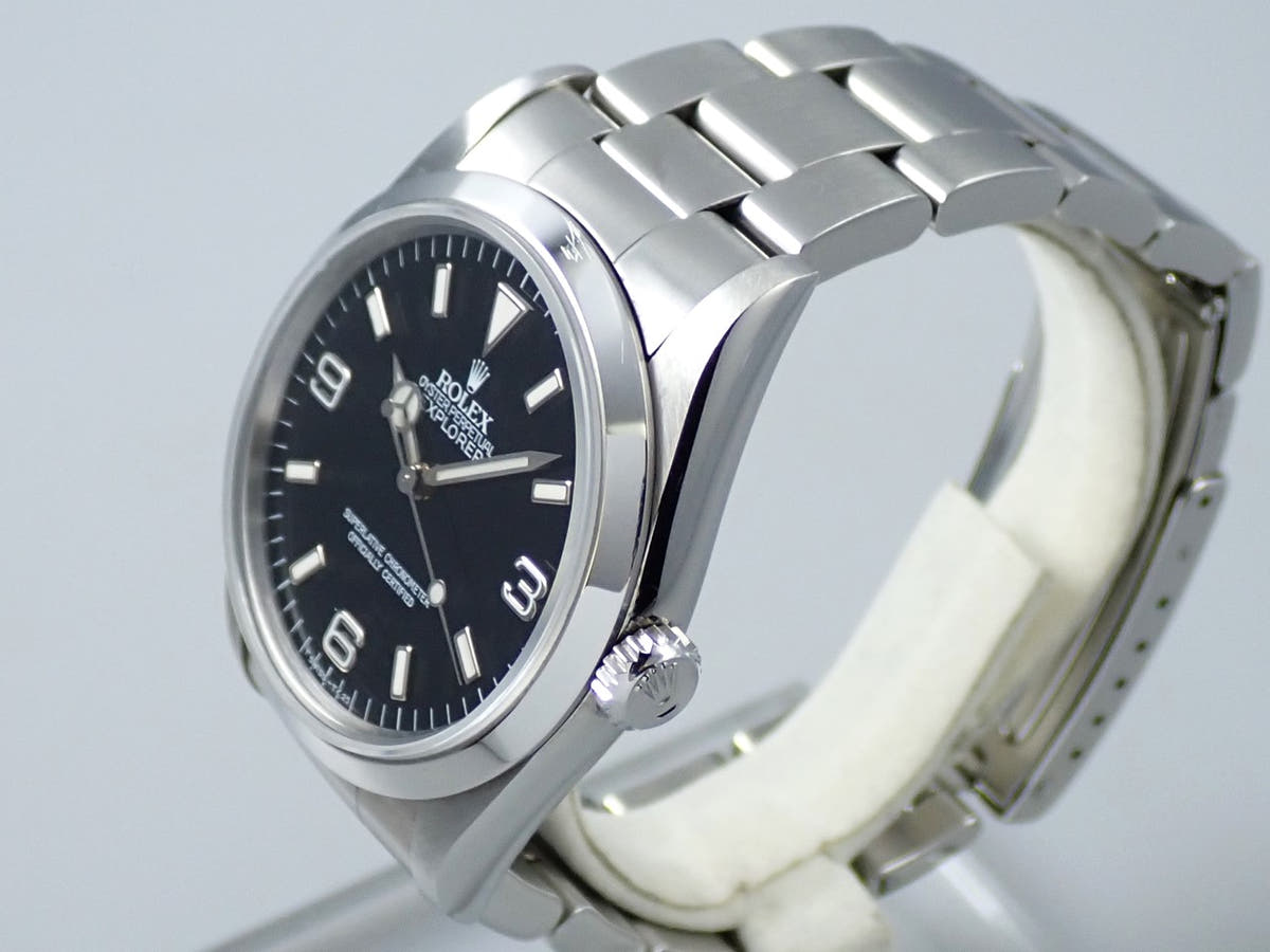 ロレックス エクスプローラーI Ref.14270 ブラック文字盤 中古 CYM4A0Z9