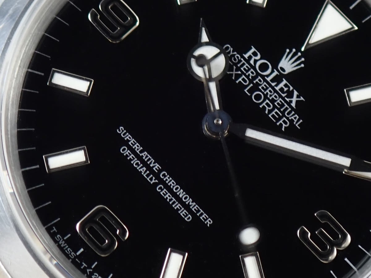 ロレックス エクスプローラーI Ref.14270 ブラック文字盤 中古 10V5SY04