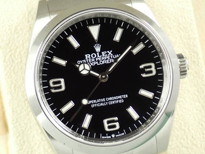 Rolex Explorer 36 Ref. 124270 Stainless Steel Black Dial