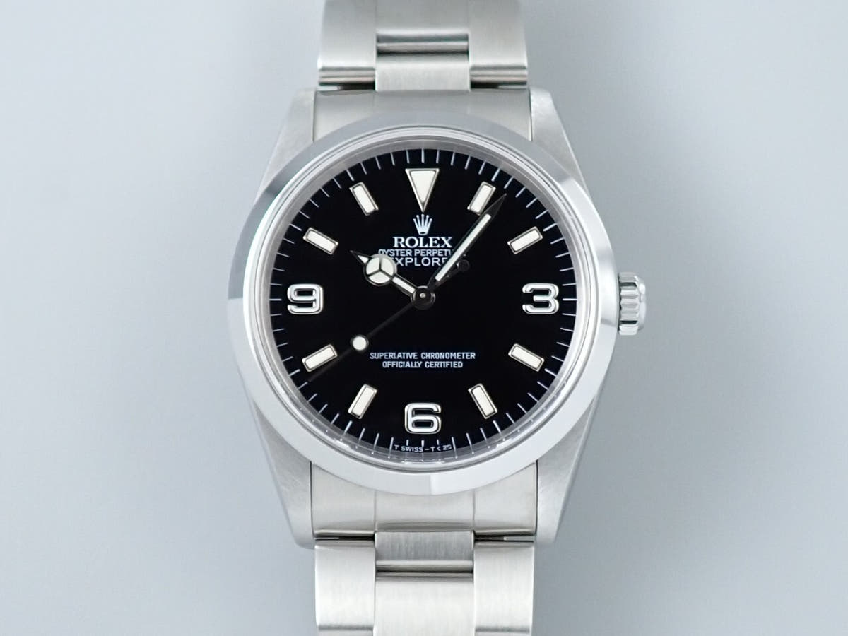 ロレックス エクスプローラーI Ref.14270 ブラック文字盤 美品 1ZCHH644