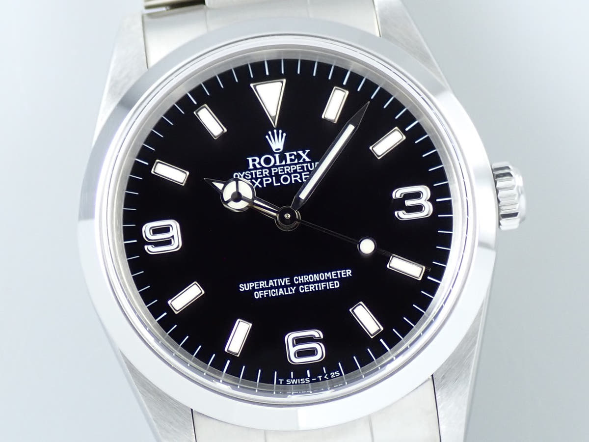 ロレックス エクスプローラーI Ref.14270 ブラック文字盤 美品 1ZCHH644