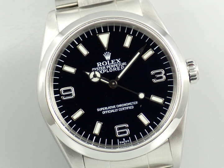 ロレックス エクスプローラーI Ref.14270 ステンレススチール ブラック文字盤