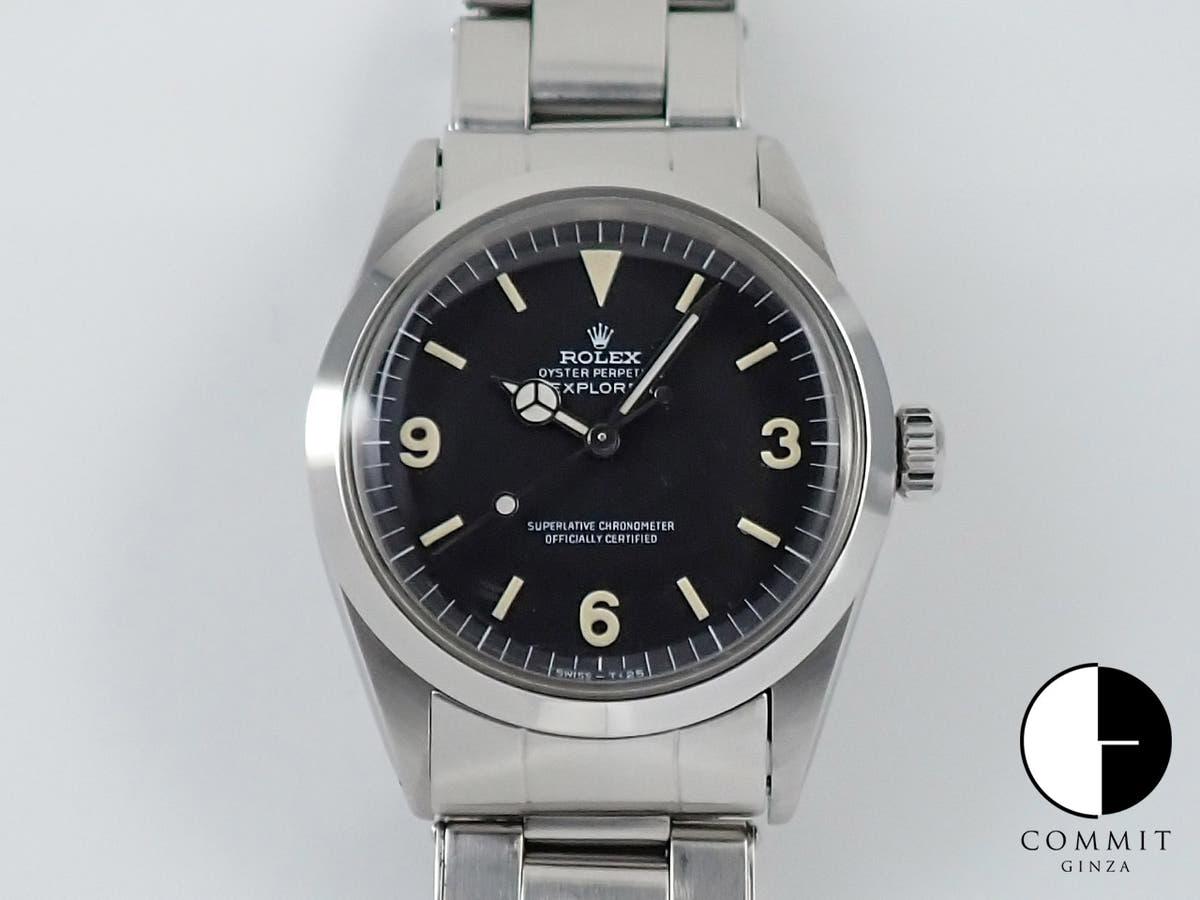 ロレックス エクスプローラーI Ref.1016 ブラック文字盤 中古 6VX38Y8S