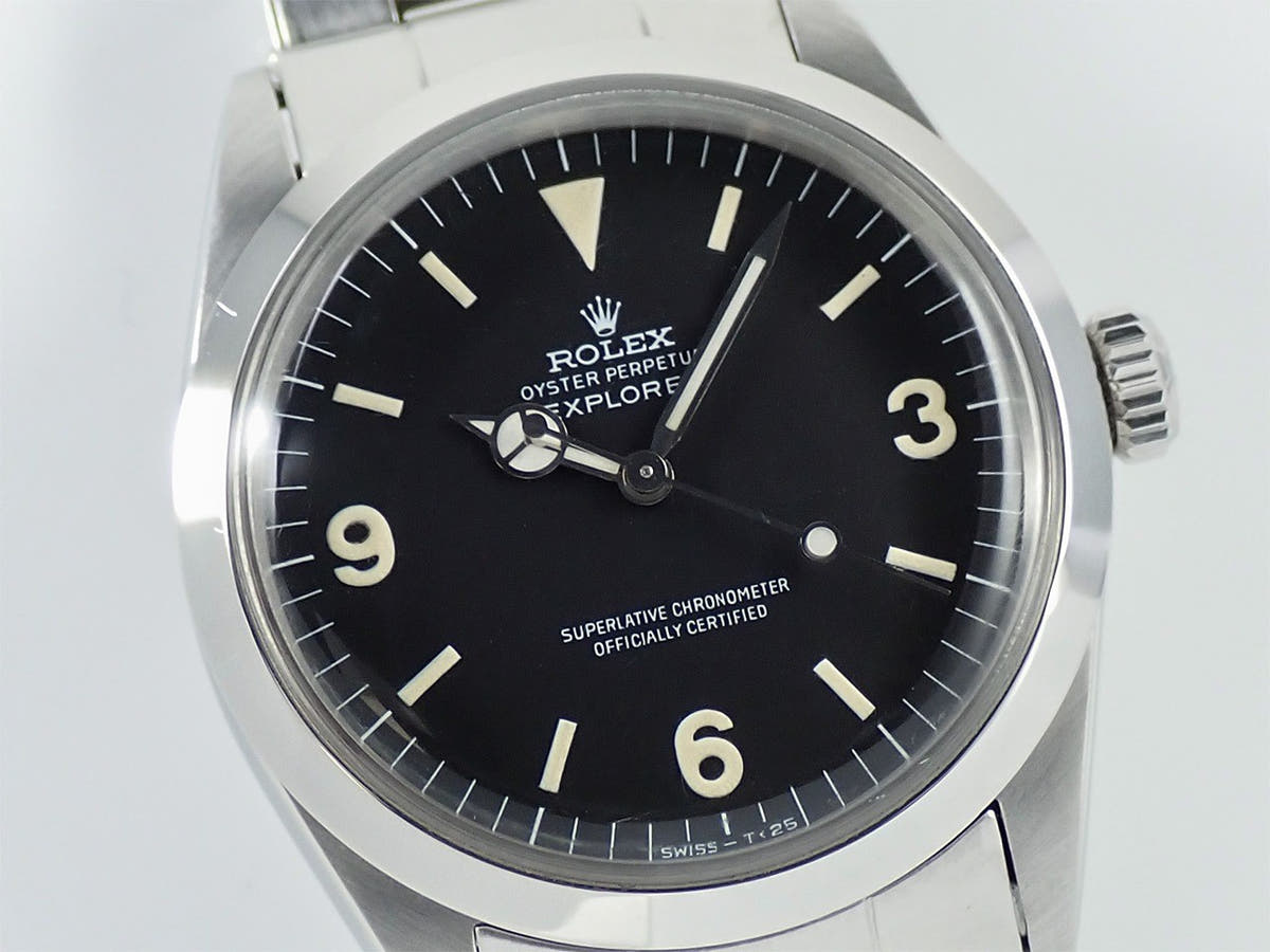 ロレックス エクスプローラーI Ref.1016 ブラック文字盤 中古 6VX38Y8S