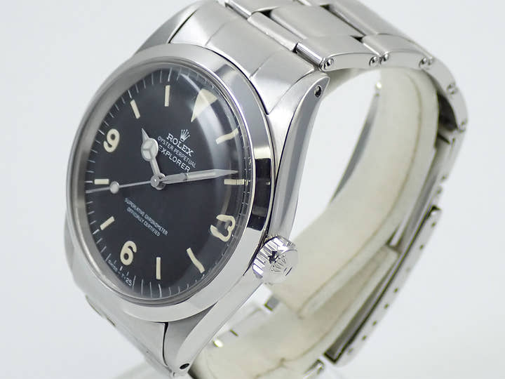 ロレックス エクスプローラーI Ref.1016 ステンレススチール ブラック文字盤