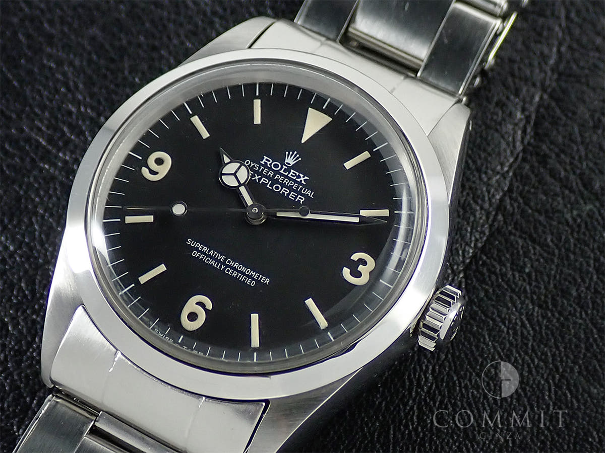 ロレックス エクスプローラーI Ref.1016 ブラック文字盤 中古 6VX38Y8S