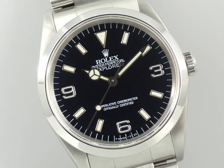 ロレックス エクスプローラーI Ref.14270 ステンレススチール ブラック文字盤