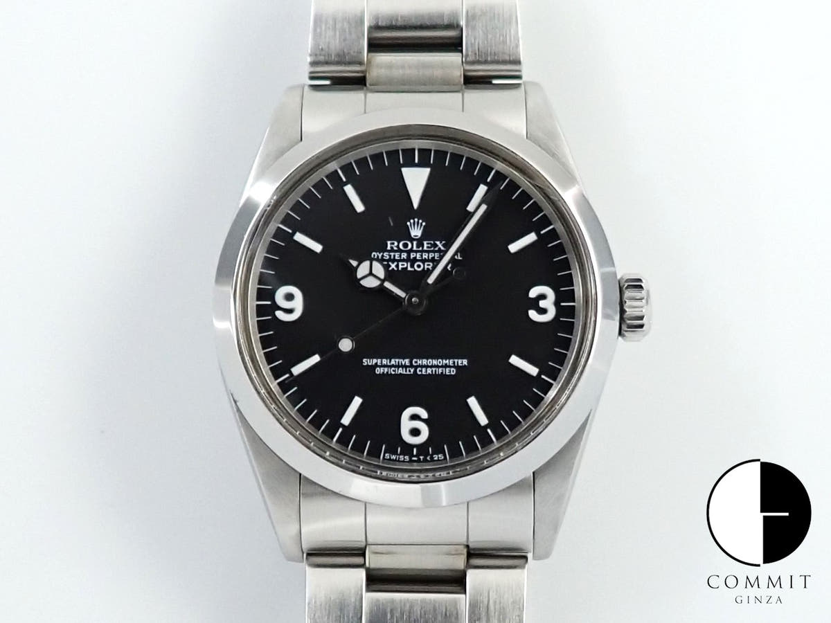 ロレックス エクスプローラーI Ref.1016 ステンレススチール ブラック文字盤