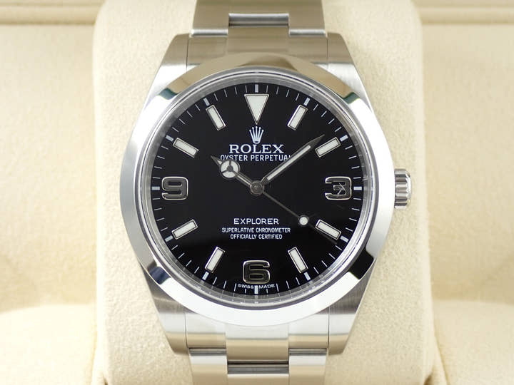 Rolex Explorer Blackout Mirror Buckle <Warranty, Box, etc.>