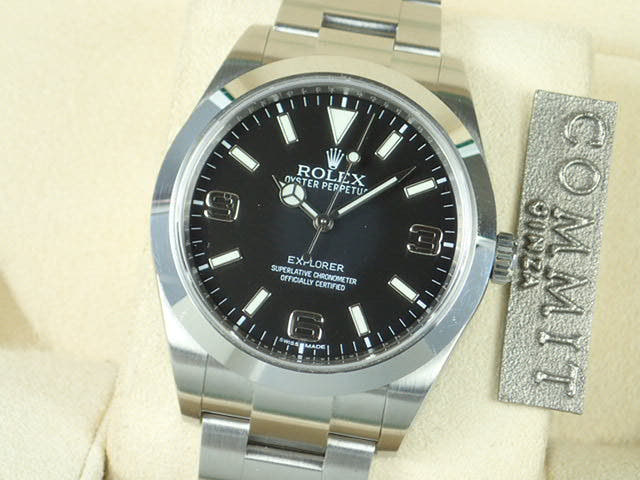 ロレックス エクスプローラー Ref.214270 ブラック文字盤 中古 explorer-41