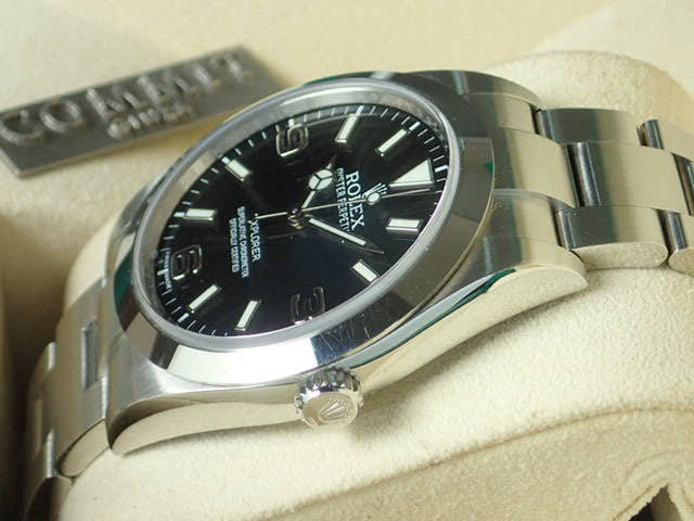 ロレックス エクスプローラー Ref.214270 ブラック文字盤 中古 explorer-41