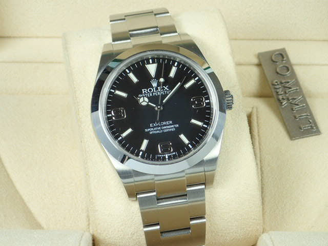 ロレックス エクスプローラー Ref.214270 ブラック文字盤 中古 explorer-41