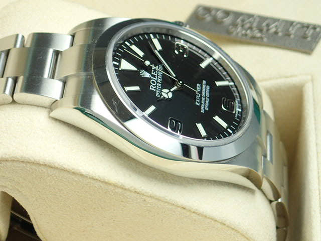 ロレックス エクスプローラー Ref.214270 ブラック文字盤 中古 explorer-41
