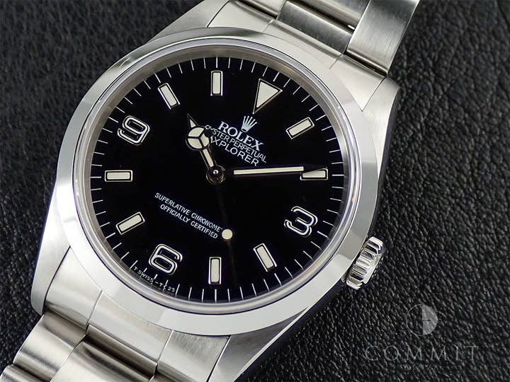 ロレックス エクスプローラーI Ref.14270 ステンレススチール ブラック文字盤