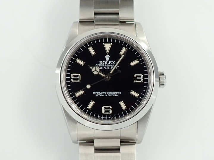 ロレックス エクスプローラーI Ref.14270 ステンレススチール ブラック文字盤