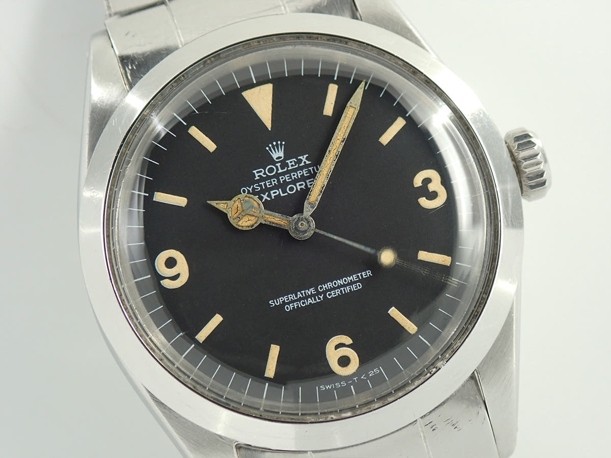ロレックス エクスプローラーI Ref.1016 ブラック文字盤 中古 5R8A0220