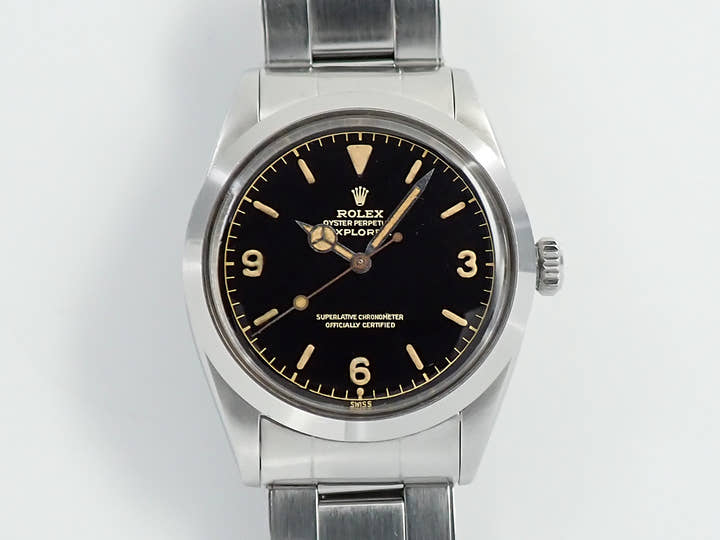 ロレックス エクスプローラーI Ref.1016 ステンレススチール ブラック文字盤