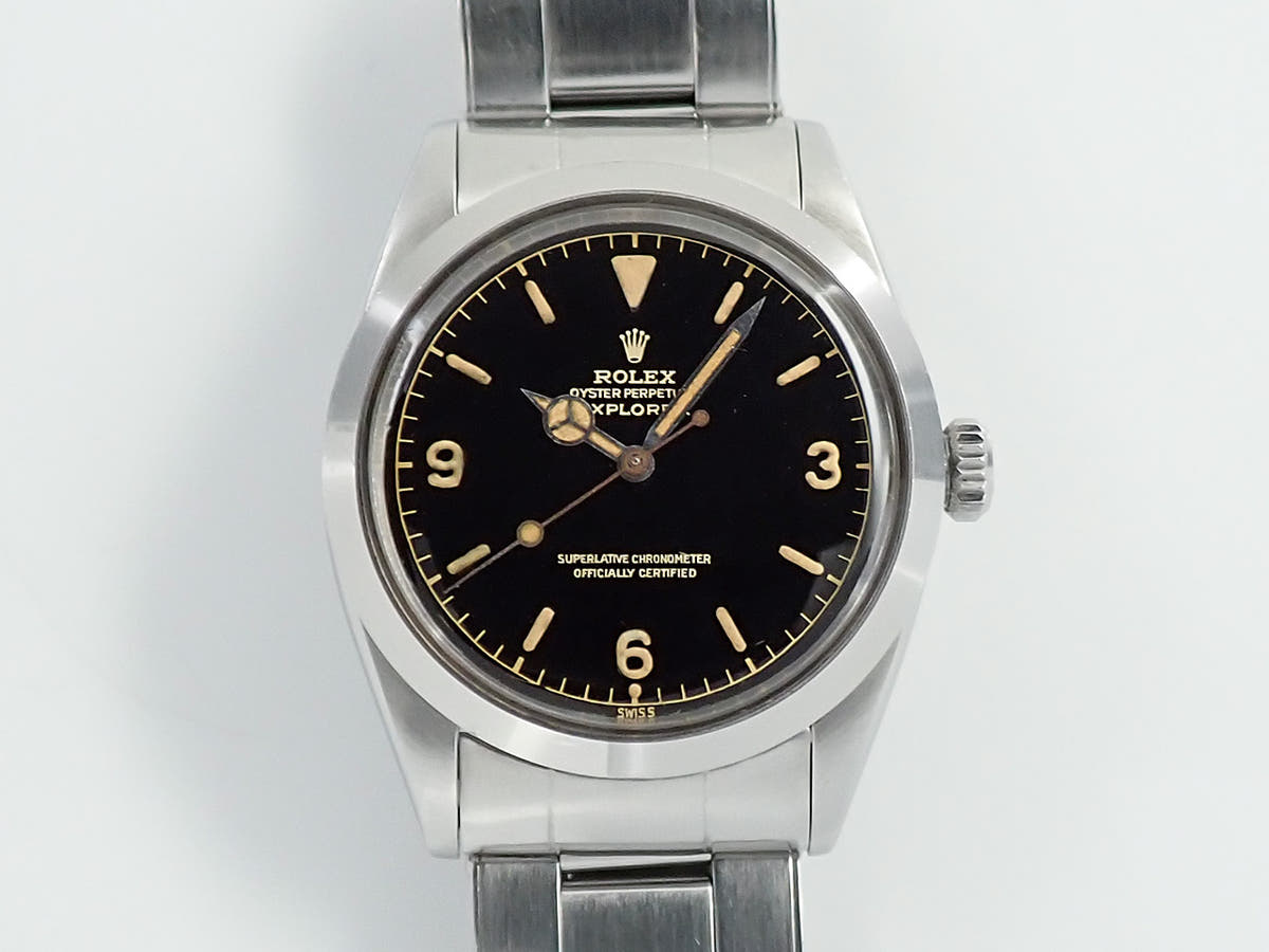ロレックス エクスプローラーI Ref.1016 ブラック文字盤 中古 MKF07313