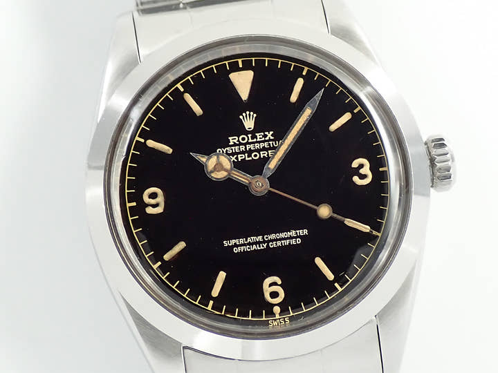 ロレックス エクスプローラーI Ref.1016 ステンレススチール ブラック文字盤