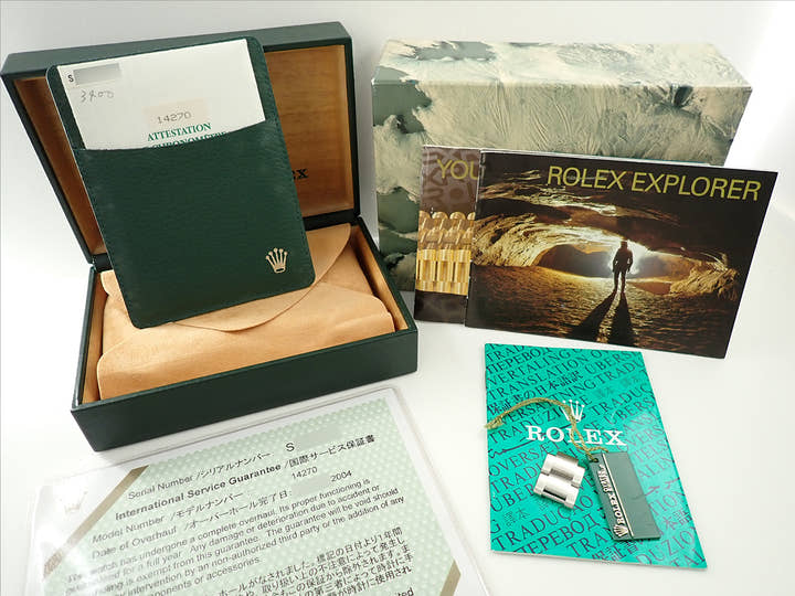 Rolex Explorer I Ref.14270 SS Black Dial