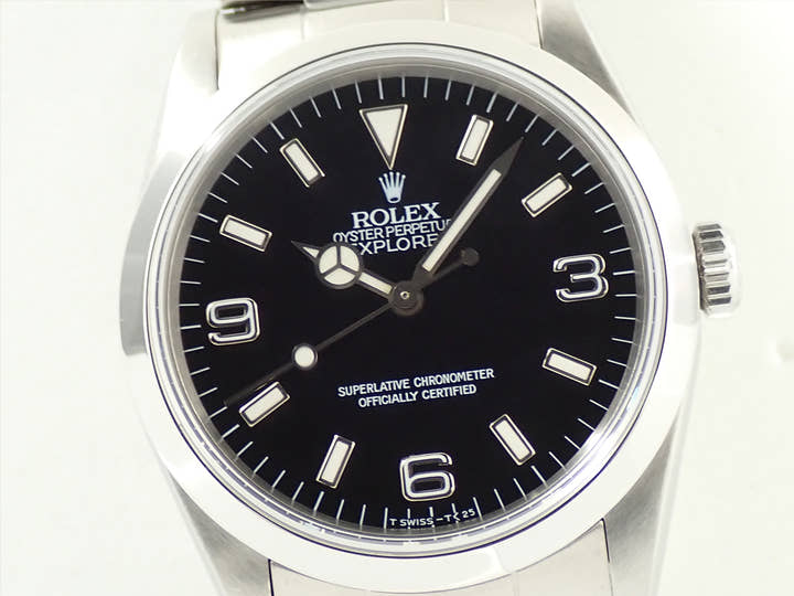 Rolex Explorer I Ref.14270 SS Black Dial