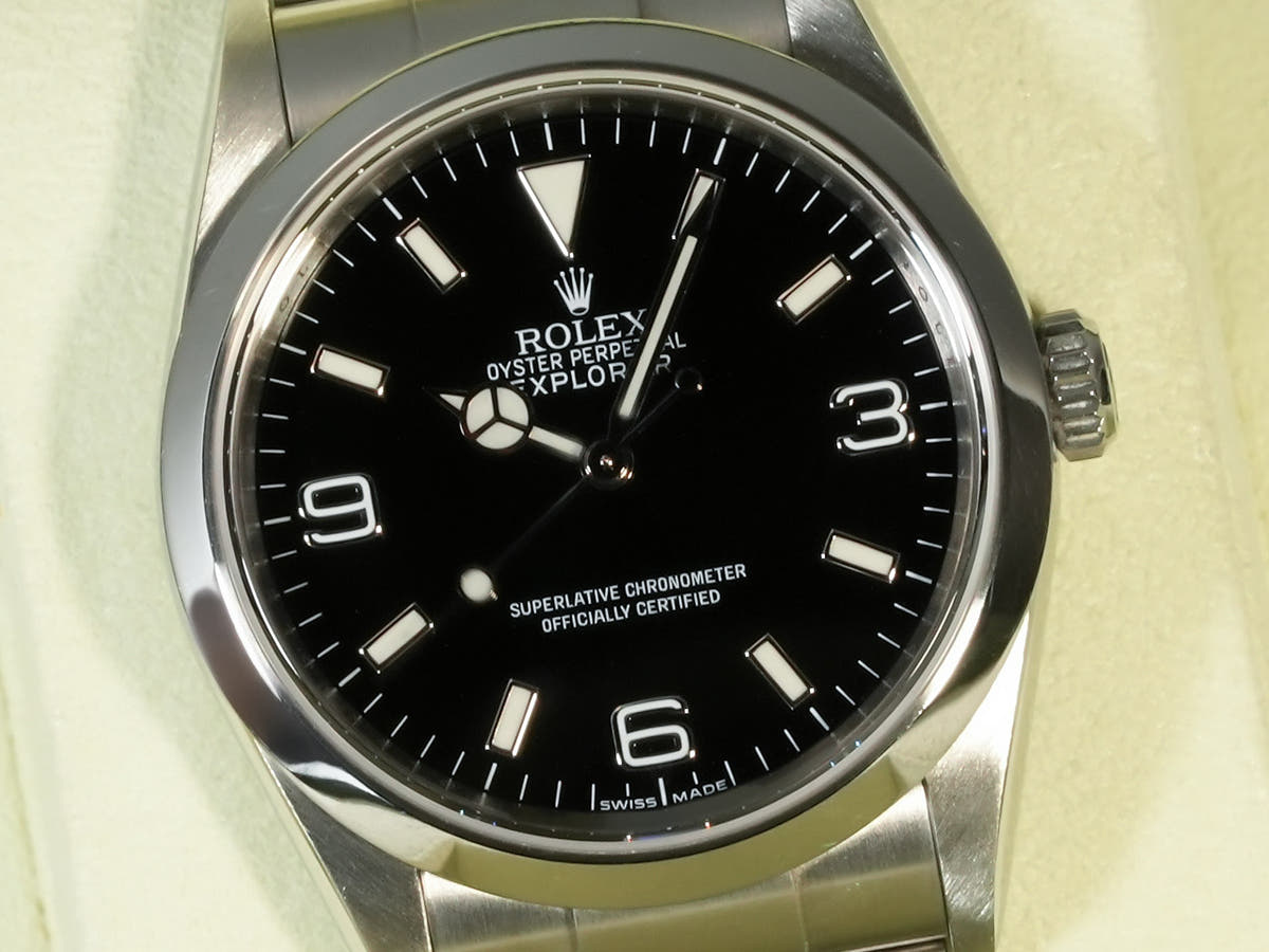 ロレックス エクスプローラーI Ref.114270 ブラック文字盤 中古 C6958150