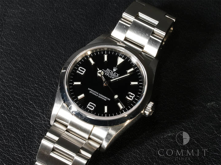 ロレックス エクスプローラーI Ref.114270 ステンレススチール ブラック文字盤