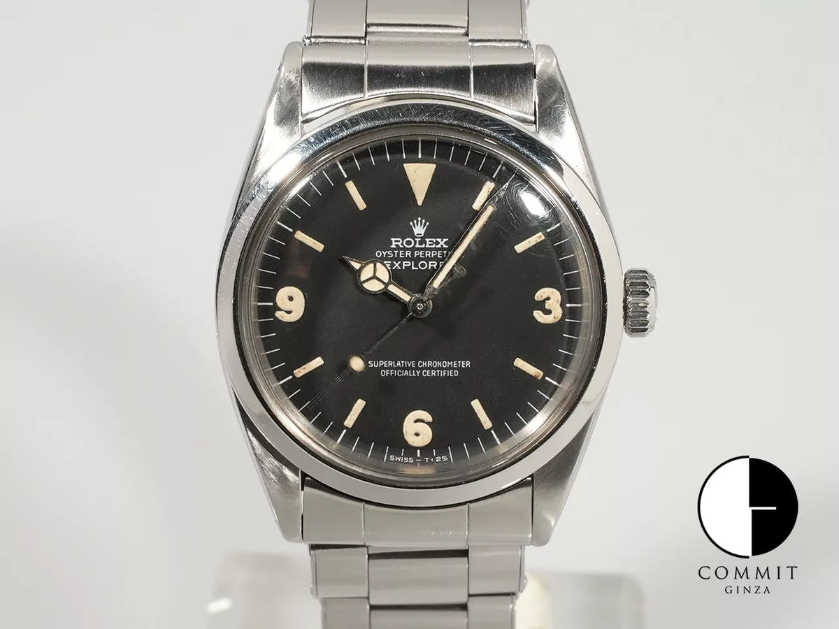 ロレックス エクスプローラーI Ref.1016 ブラック文字盤 中古 KY634501