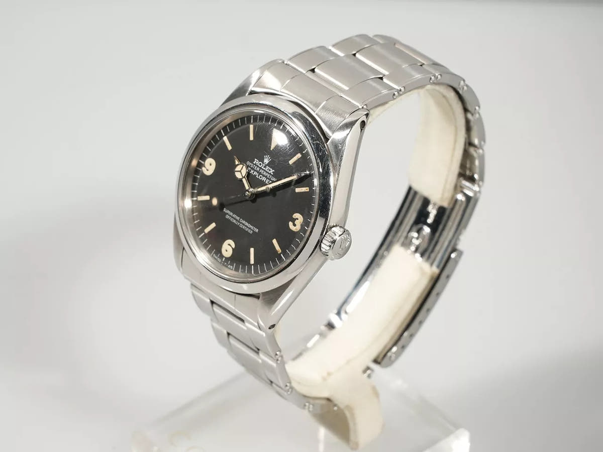 ロレックス エクスプローラーI Ref.1016 ブラック文字盤 中古 KY634501