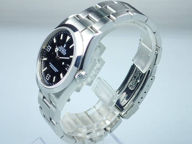 ロレックス エクスプローラーI Ref.114270 ブラック文字盤 中古 explorer-45