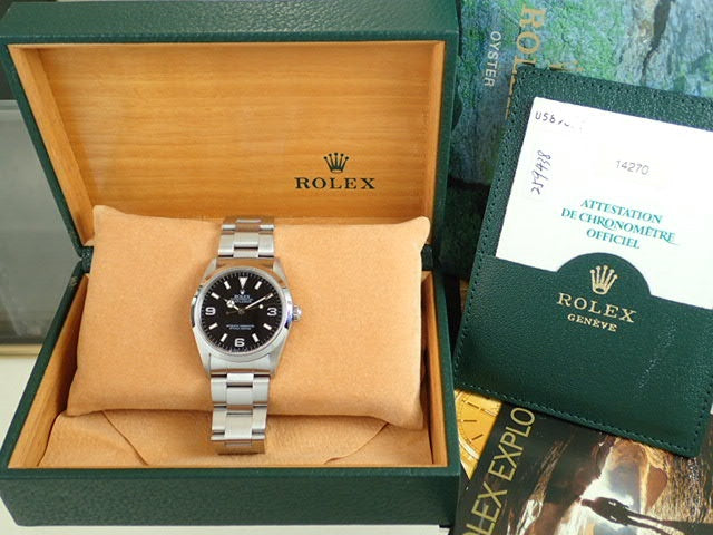 Rolex Explorer I U-serial number Ref.14270