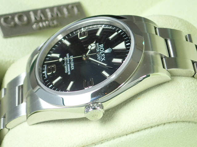 ロレックス エクスプローラー Ref.214270 ブラック文字盤 中古 explorer-48